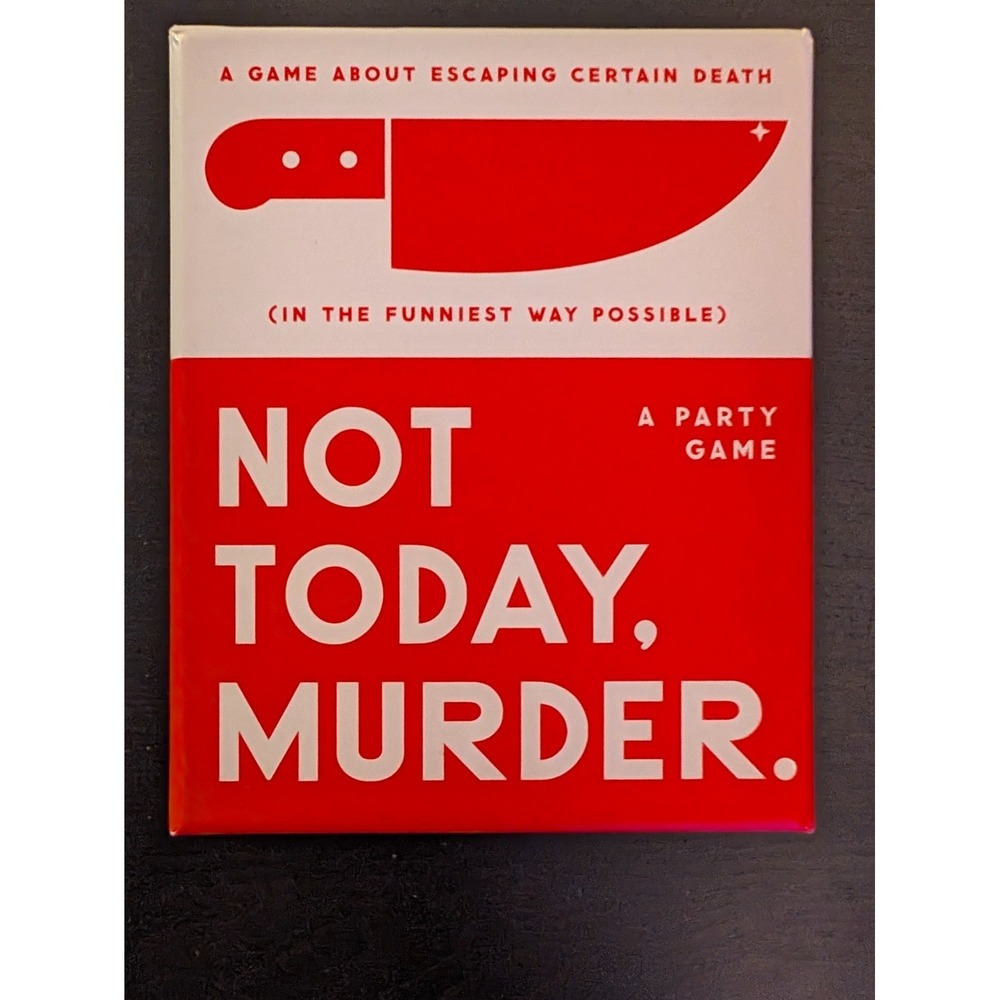 Brass Monkey Not Today Murder A Party Game Card Game Mature Fun M111124Z